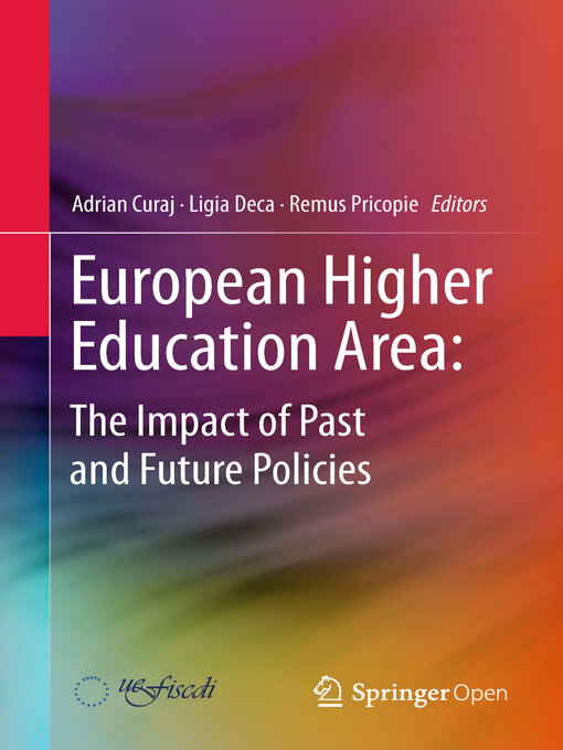 Title details for European Higher Education Area by Adrian Curaj - Wait list